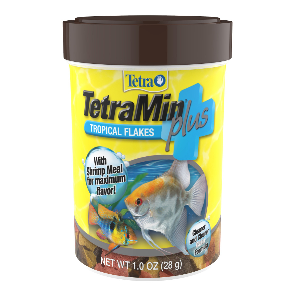  Tetra 16155 Min Large Tropical Flakes For Top/Mid Feeders,  5.65-Ounce : Pet Supplies