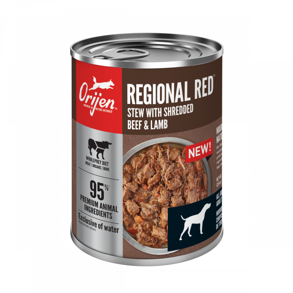 ORIJEN Real Meat Shreds Grain free Regional Stew Premium Wet