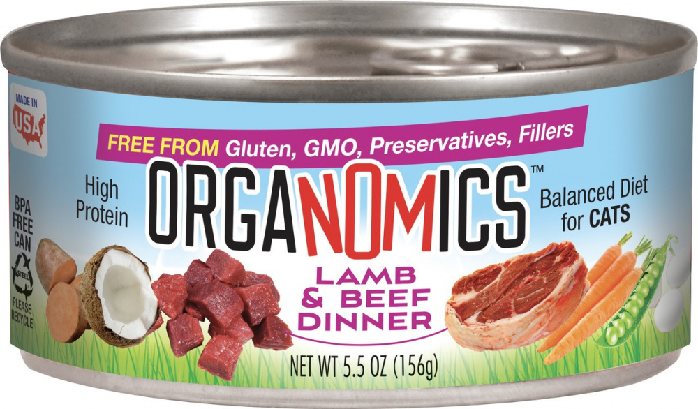 Evangers Organomics Lamb and Beef Dinner for Cats PetFlow