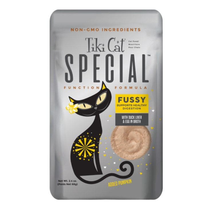 Tiki Cat Special Fussy Duck Liver Egg Wet Cat Food Pouches PetFlow