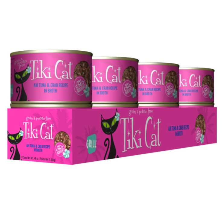 Tiki Cat Hawaiin Grill Ahi Tuna Canned Wet Cat Food PetFlow