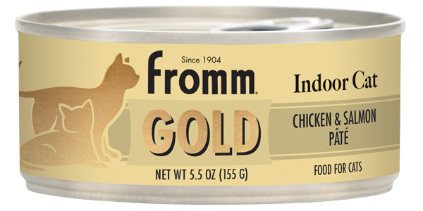 Fromm Gold Indoor Chicken Salmon Pate Canned Cat Food PetFlow