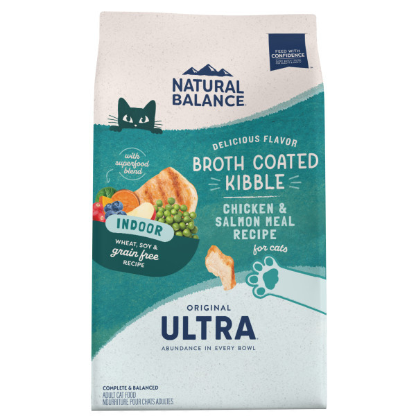 Natural Balance Indoor Ultra Chicken Salmon Dry Cat Food PetFlow