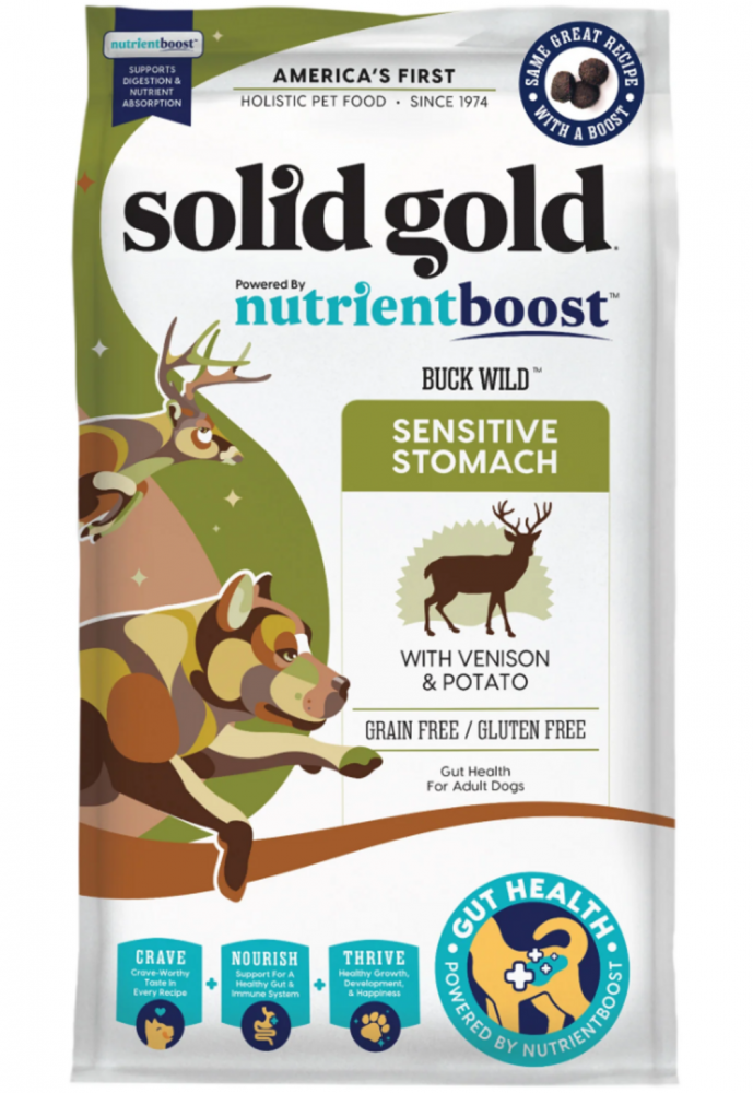 Solid Gold Nutrientboost Buck Wild Vension Potato Pumpkin Recipe