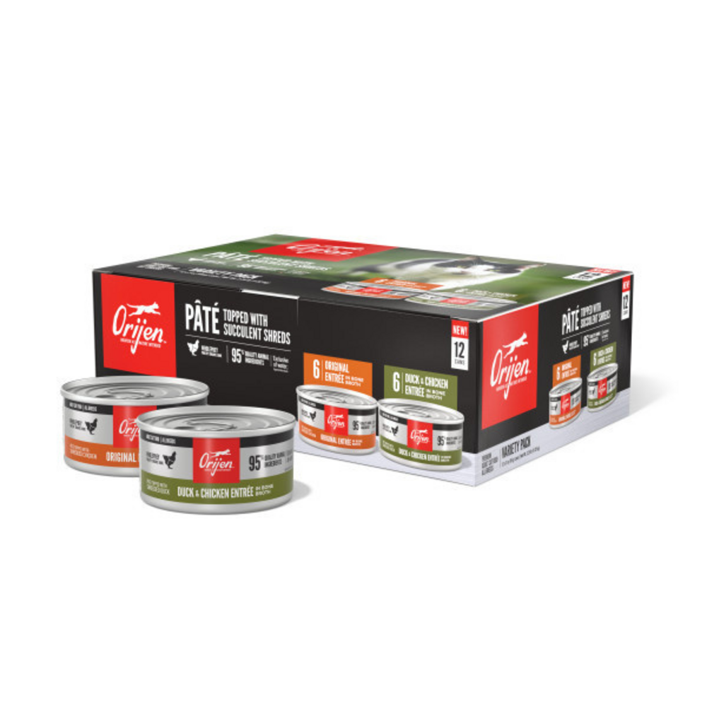 ORIJEN Premium Pate Variety Pack Wet Cat Food PetFlow