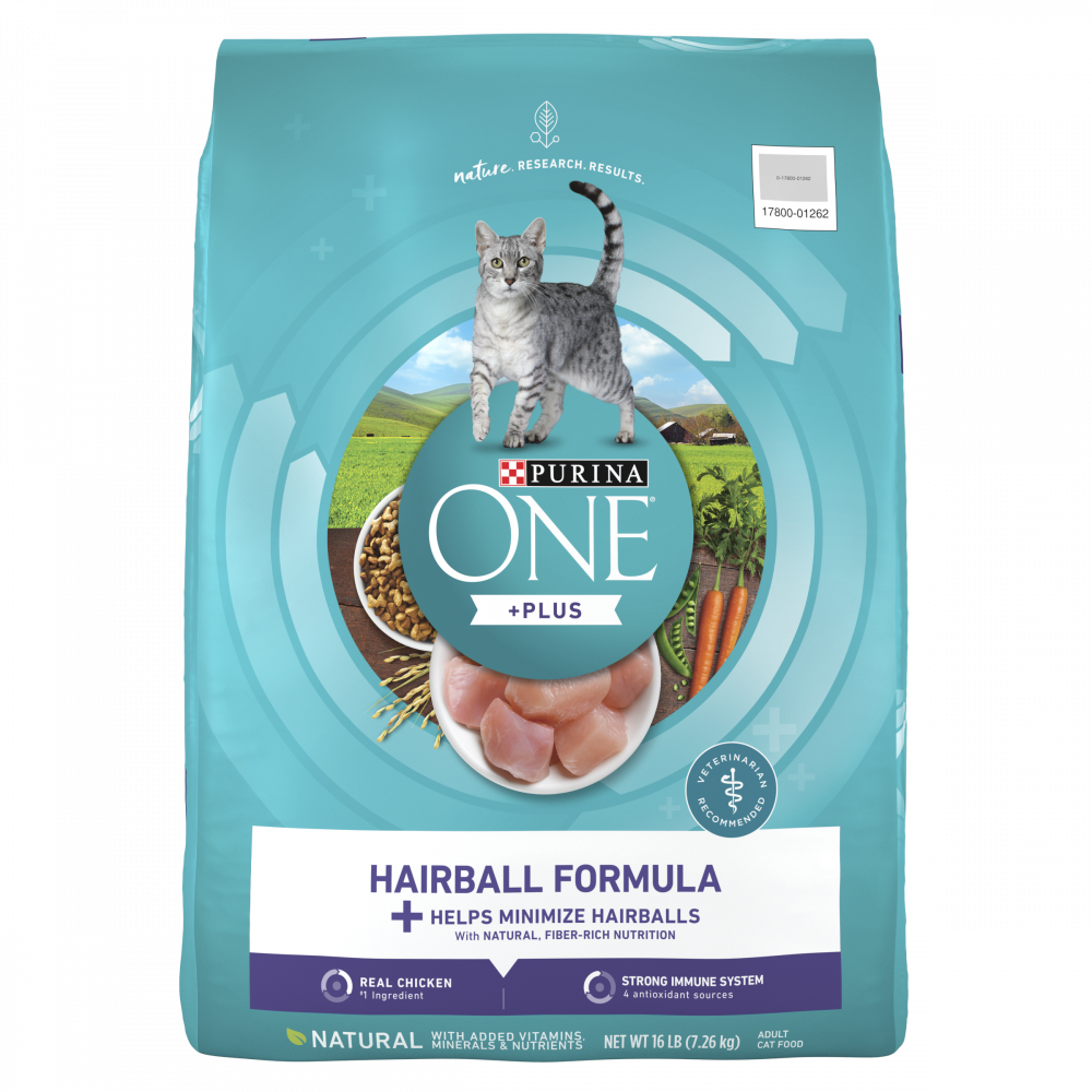 Purina ONE Advanced Nutrition Hairball Formula Dry Cat Food PetFlow