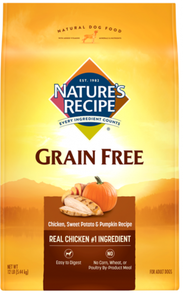 Nature s Recipe Grain Free Chicken Sweet Potato Pumpkin Dry Dog