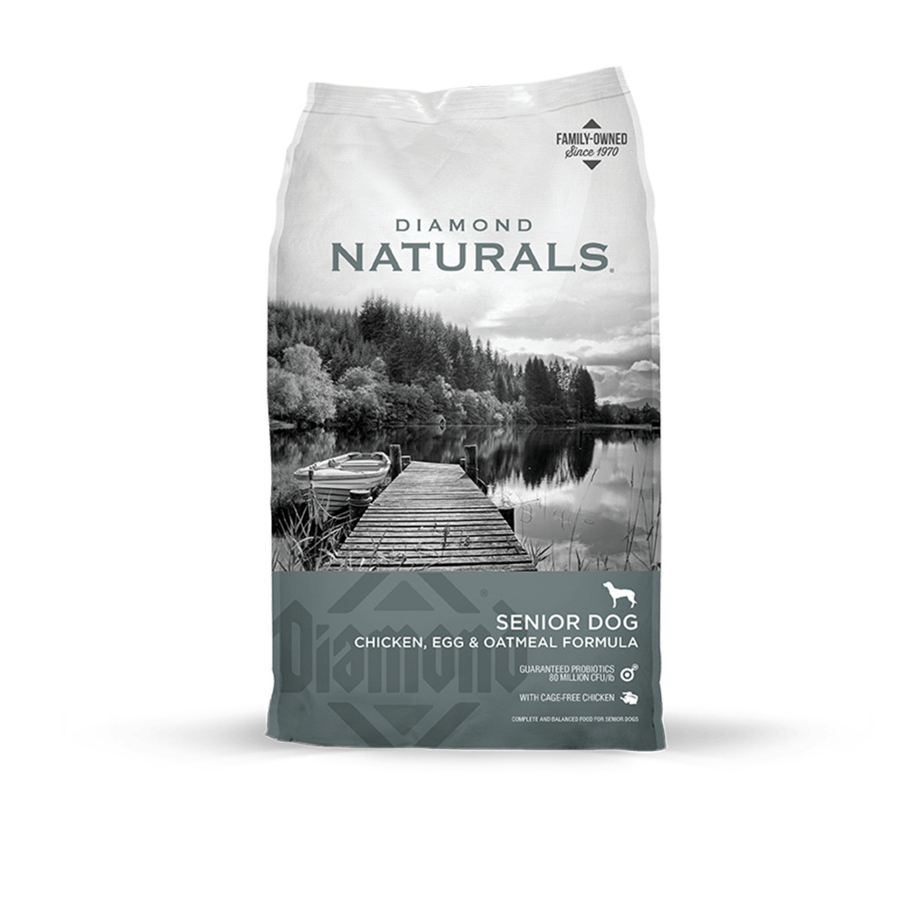 Diamond Naturals Senior Chicken Egg Oatmeal Dry Dog Food