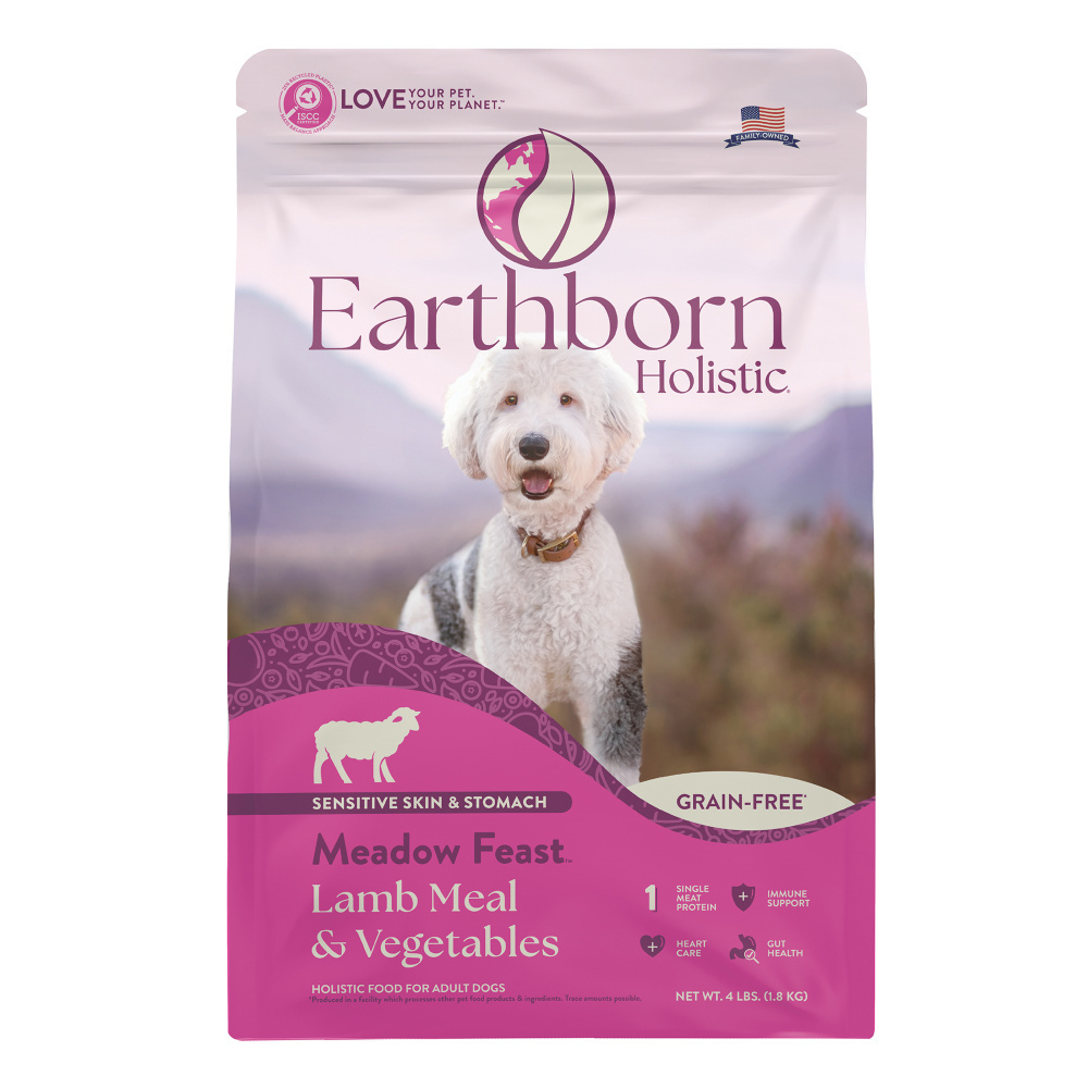 Earthborn Holistic Meadow Feast Lamb Meal Vegetables Grain Free Dry Dog Food