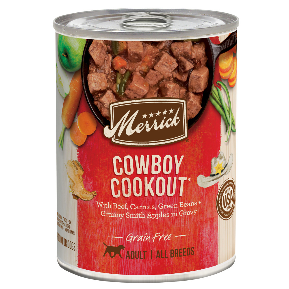 Merrick Grain Free Cowboy Cookout Canned Dog Food PetFlow