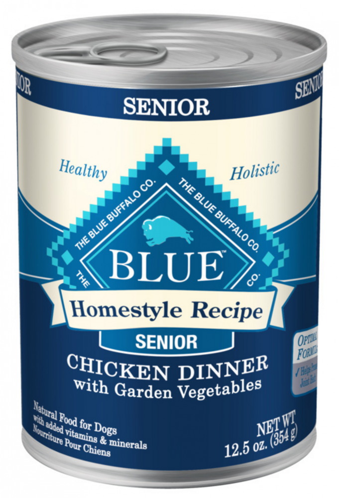 Blue Buffalo Homestyle Recipe Senior Chicken Dinner with Garden