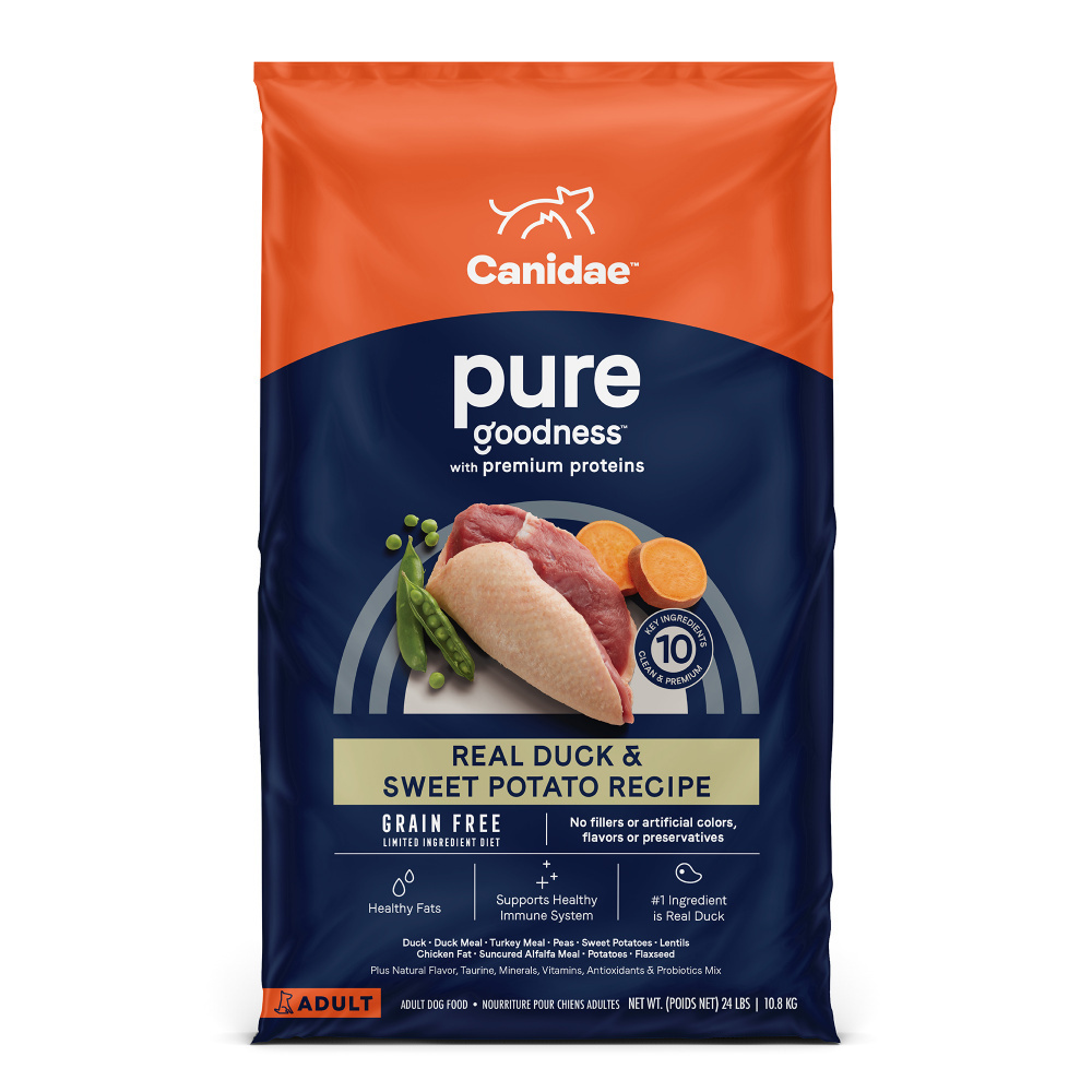 Canidae Pure Goodness Real Duck Sweet Potato Recipe Adult Dry