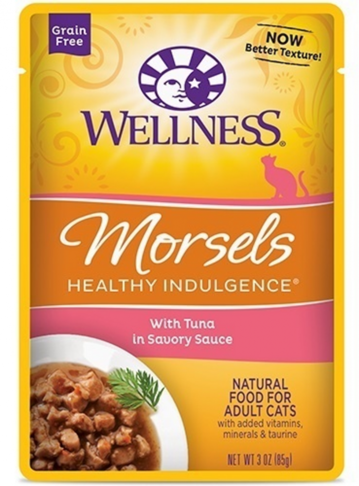 Wellness Healthy Indulgence Natural Grain Free Morsels with Tuna