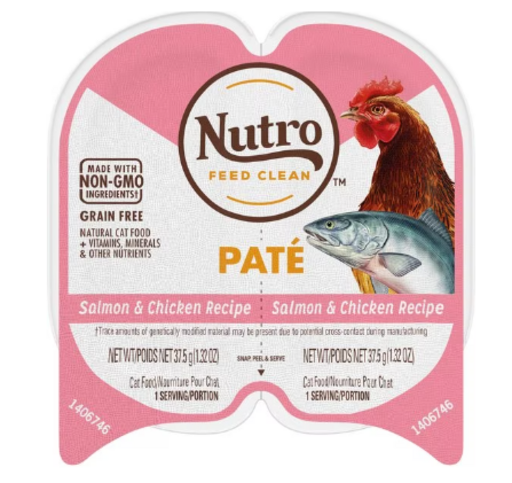 Nutro Perfect Portions Adult Grain Free Salmon Chicken Pate Wet