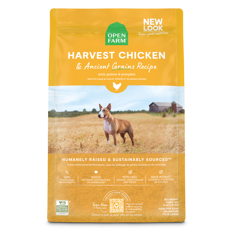 Open Farm Harvest Chicken Ancient Grains Dry Dog Food PetFlow