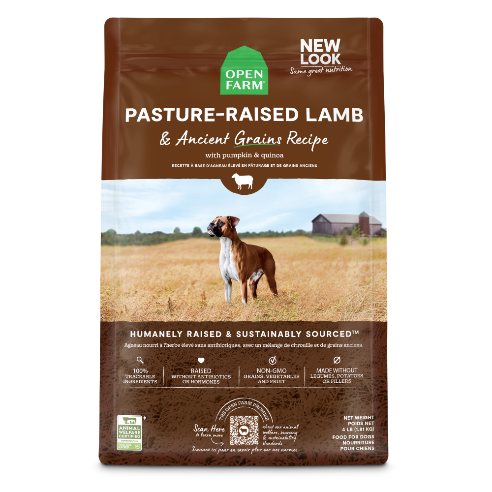 Open Farm Pasture Raised Lamb Ancient Grains Dry Dog Food