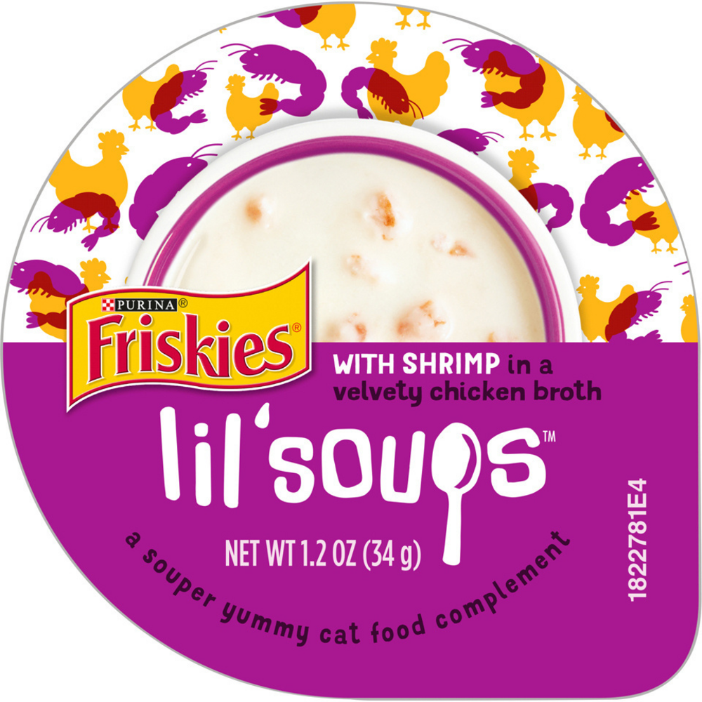 Friskies Natural Grain Free Lil Soups With Shrimp In Chicken