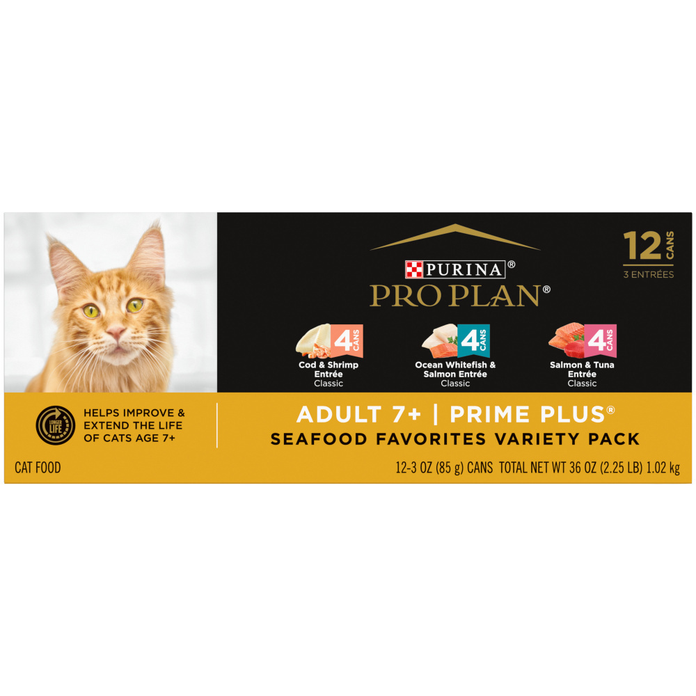 Purina Pro Plan Grain Free Senior Pate Prime Plus Seafood