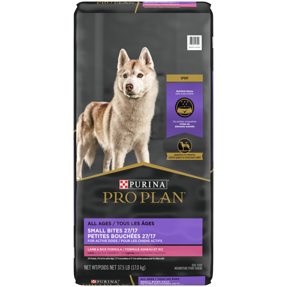 Purina Pro Plan All Ages Sport Small Bites 27/17 Lamb & Rice Formula Dry  Dog Food | PetFlow