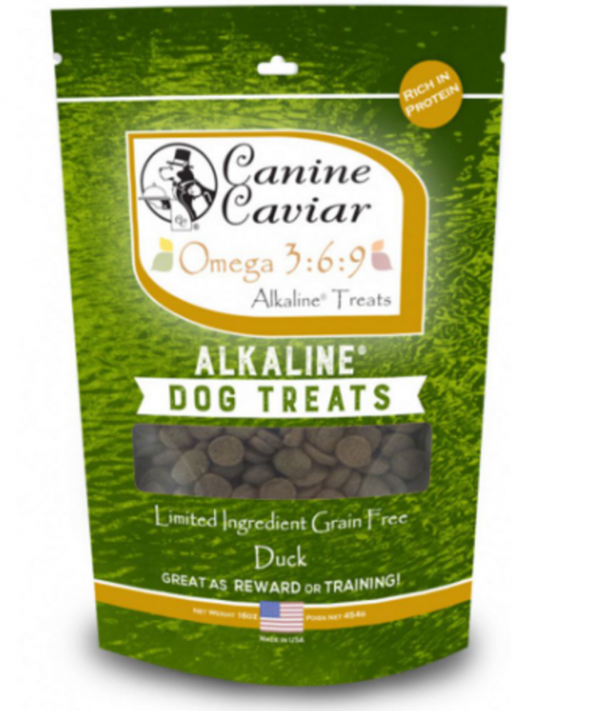 Canine Caviar Grain Free Duck Omega 3-6-9 Alkaline Dog Treats | PetFlow